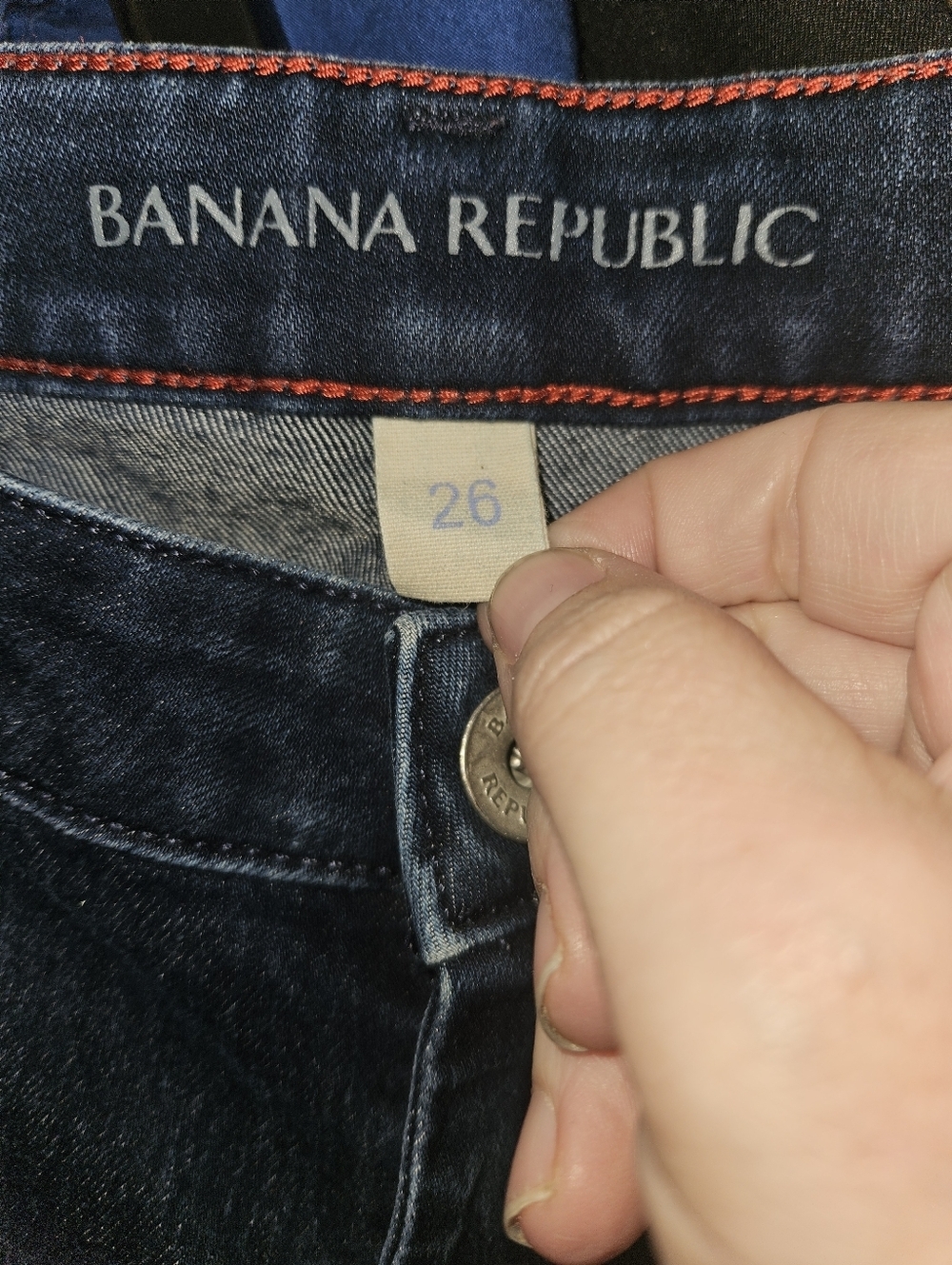 Banana Republic Womans Blue Legging Jeans Size 26 - Picture 12 of 12